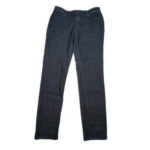 Ann Taylor LOFT Womens Jeans 28/ 6 Curvy Skinny Ankle Medium Wash Mid Rise